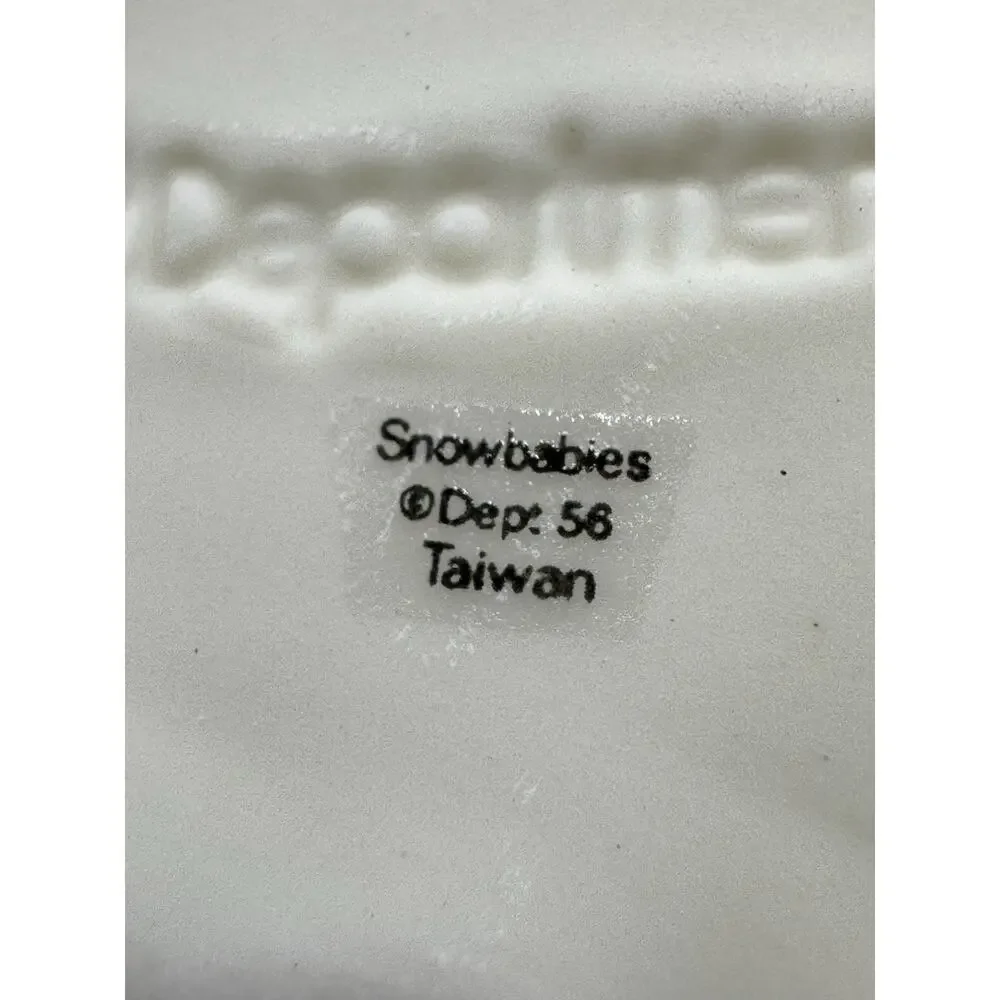 Department 56 I’m An Artist Porcelain White Figurine Child with Penguins 6842-0